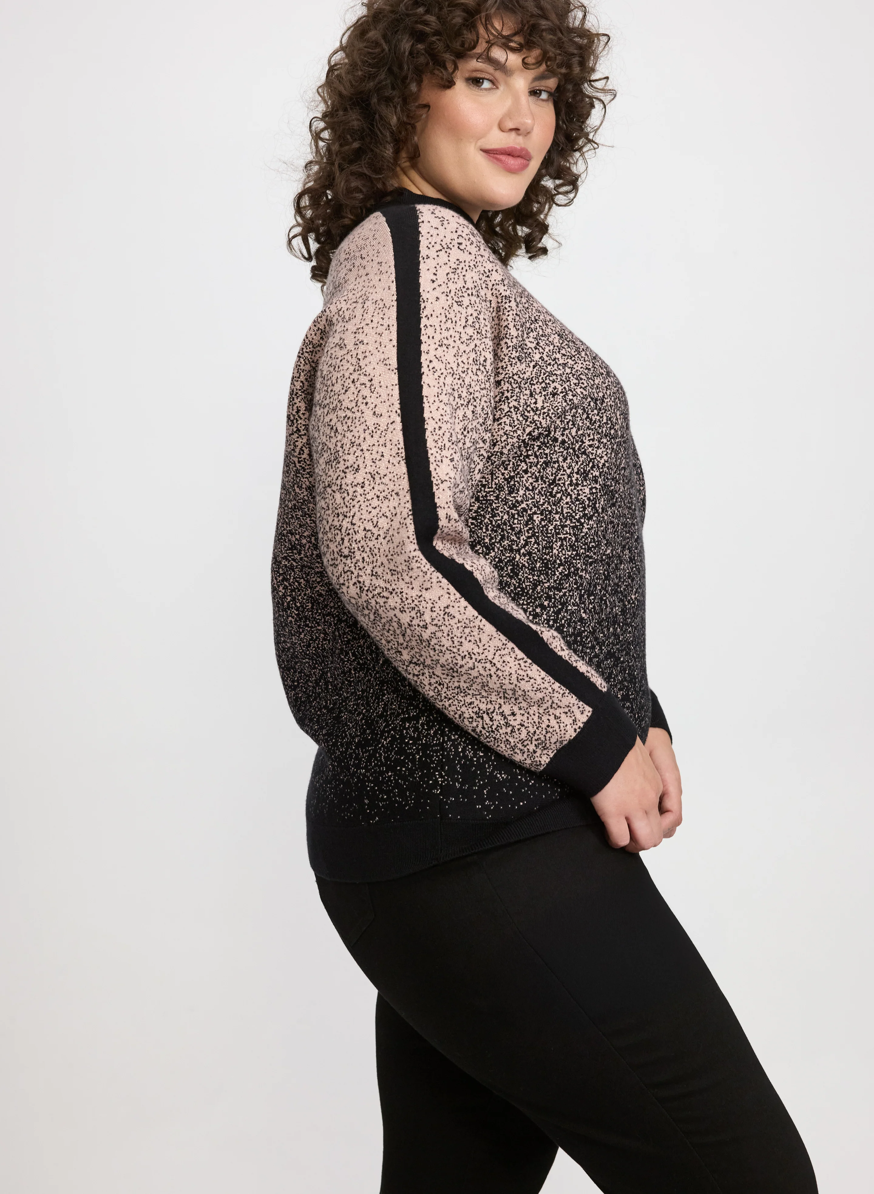 Gradient Dot Motif Sweater - Image 2