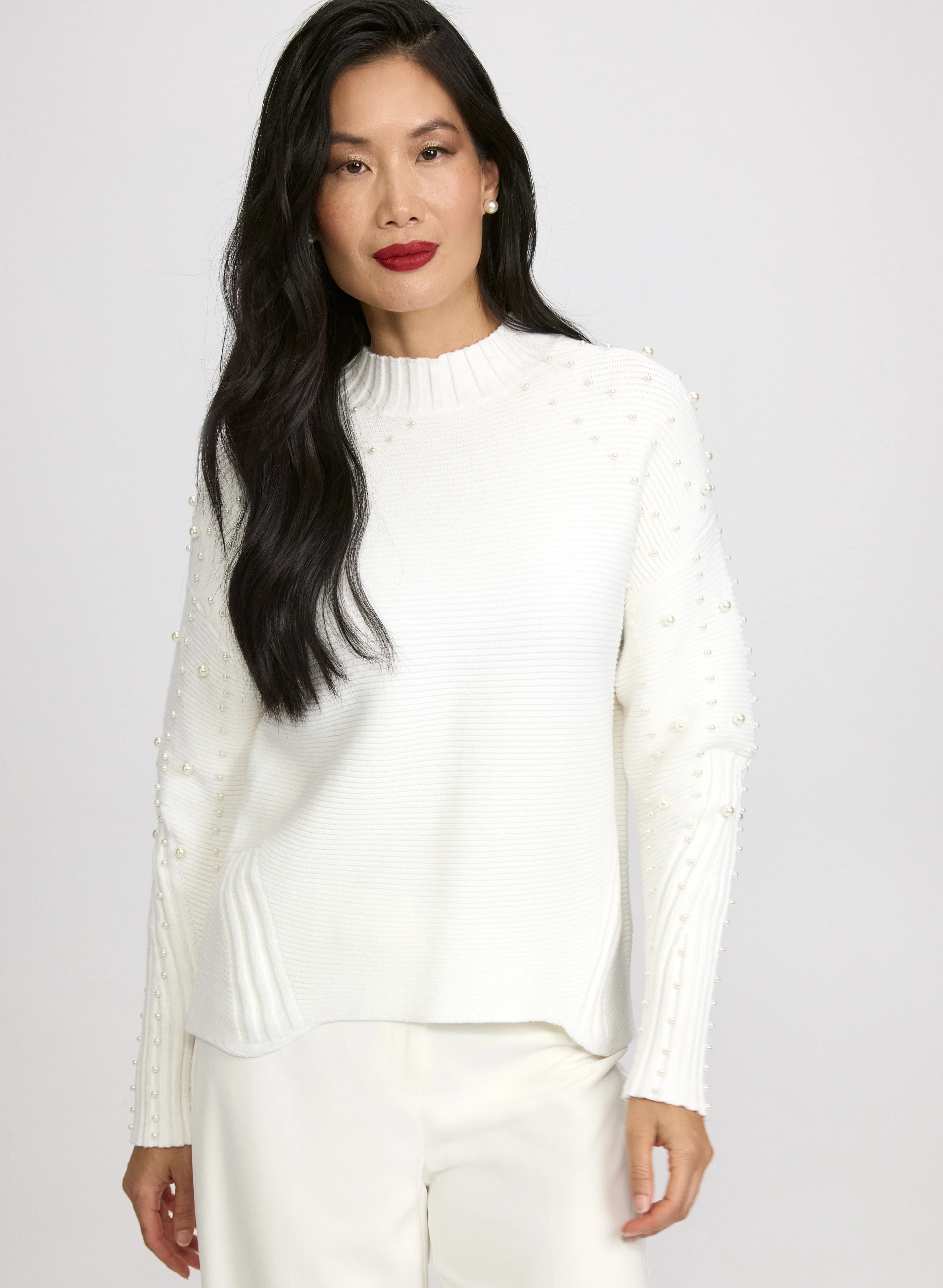Pearl Embellished Sweater