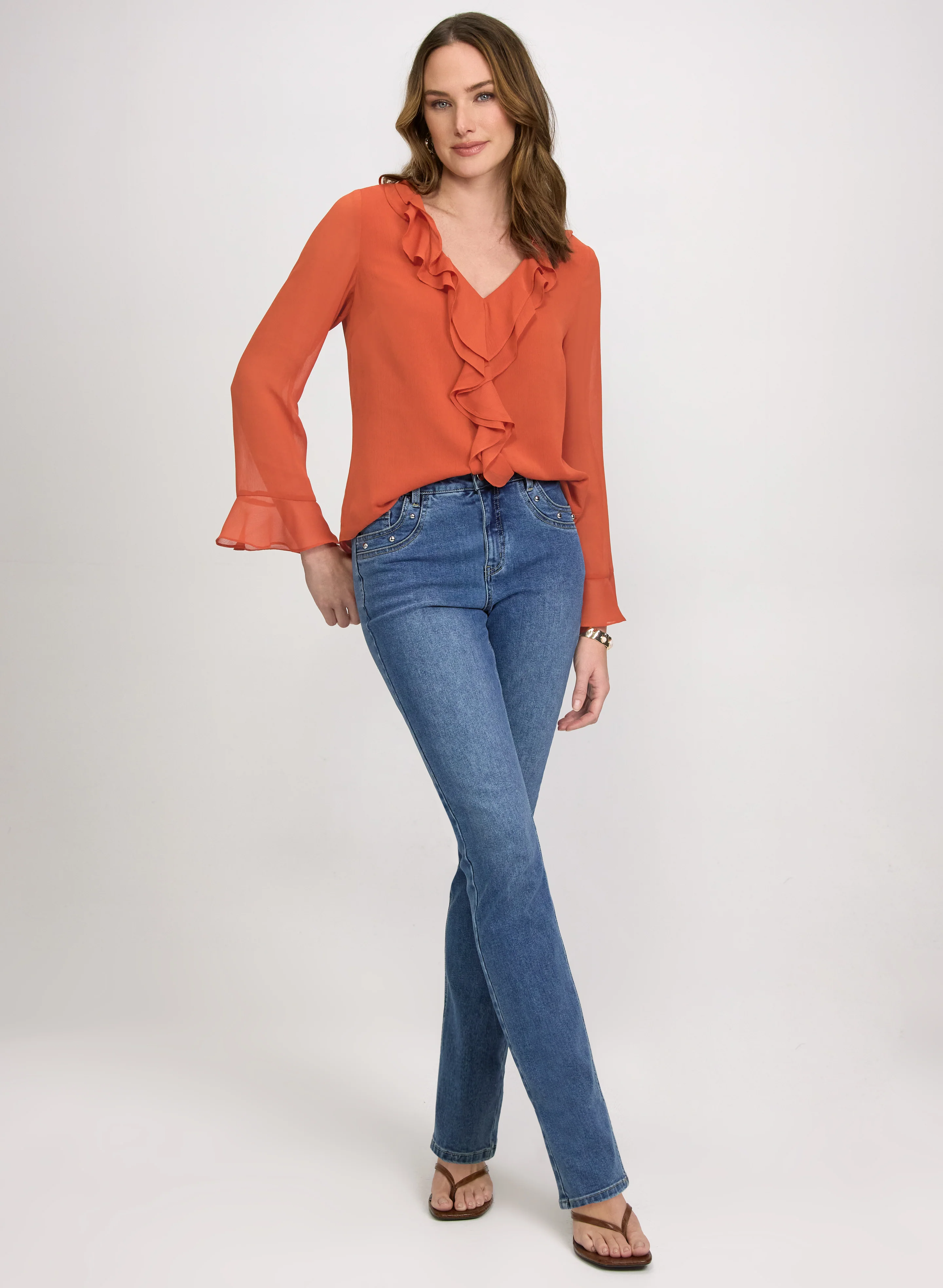 Ruffle Detail Blouse - Image 3